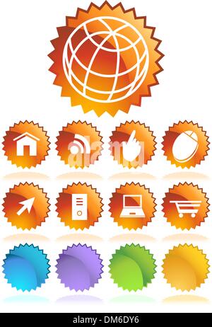 Web Icons Stock Vector