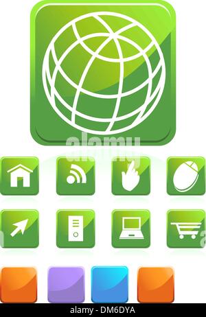 Web Icons Stock Vector