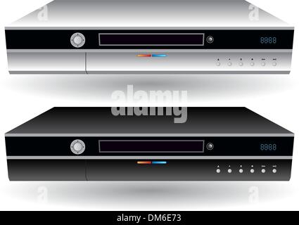 CD / DVD / DVR Player Stock Vector