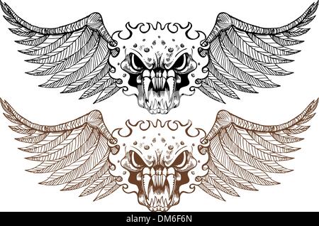 Winged Demons Stock Vector