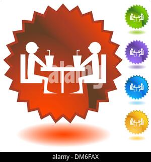 Eating Out Stock Vector
