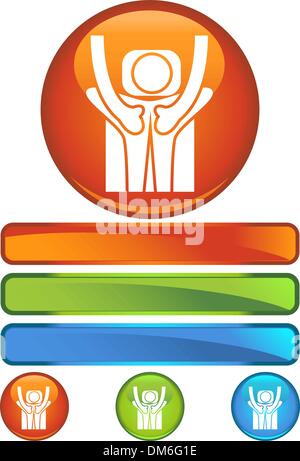 Back Treatment Stock Vector