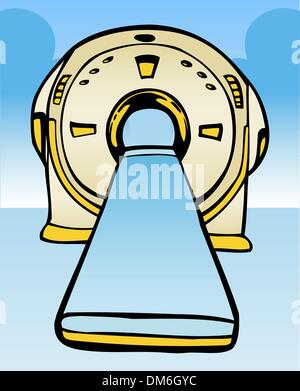 MRI / CT Machine Stock Vector