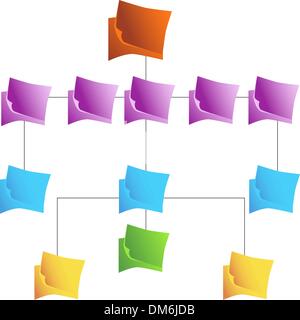 Organizational Chart Stock Vector