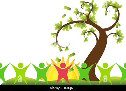 Money Tree Stock Vector