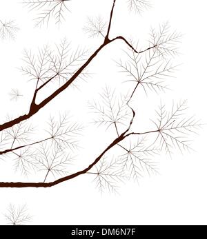 Tree with blue leaves. EPS 8 Stock Vector Image & Art - Alamy