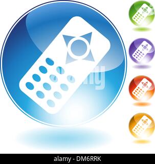 Remote Control Icon Stock Vector
