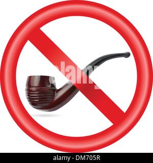 Smoking pipe. Signs | Vector Stock Vector