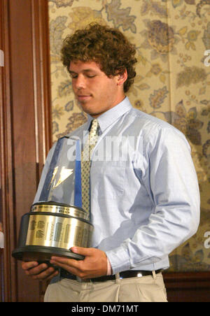 Jun 22, 2005; Long Beach, CA, USA; Ryan Whiting from Central Dauphin High School in Harrisburg, Pennsylvania  is honor the 2005 Gatorade national boysTrack and Field Athlete of the year at the The Westin Long Beach in Long Beach,California today Wednesday 22 June 2005. The award,which recognizes athletic achievement, as well as academic performance and overall character of its reci Stock Photo