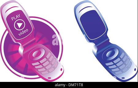 Modern mobile phone Stock Vector