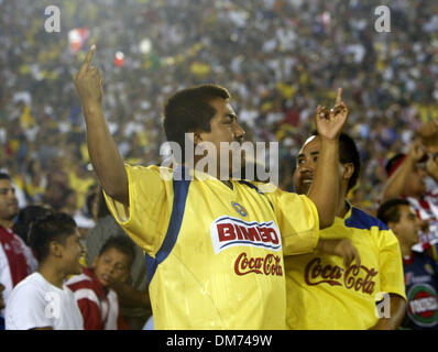 Aug 10, 2005; LOS ANGELES, CALIFORNIA, USA; Over 88,000 fans get ready to watch 'Coors Light Te Trae el Clasico de Clasicos' (Coors Light Brings You the Classic of Classics) between Mexico's two most popular soccer teams the Club Deportivo Chivas del Guadalajara and Club America at the Los Angeles, Memorial Coliseum. Club America won the game 2 to1. Mandatory Credit: Photo by Arman Stock Photo