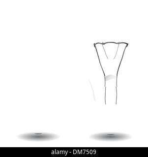 energy saving green lightbulb and classic lightbulb Stock Vector