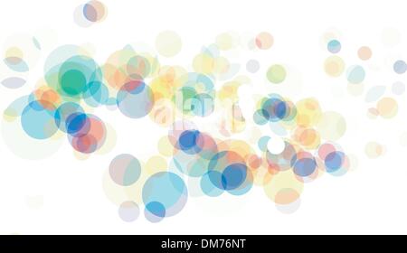 Vector abstract lights bokeh effects Stock Vector