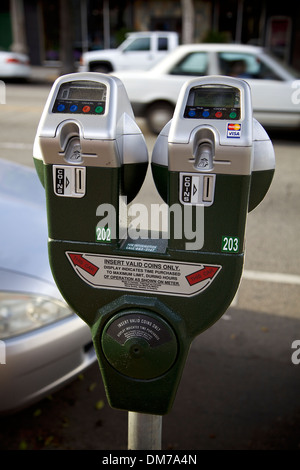 Parking meter in Riverside, California, CA, United States of America, USA, US Stock Photo