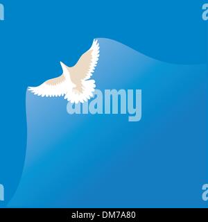 White dove Stock Vector