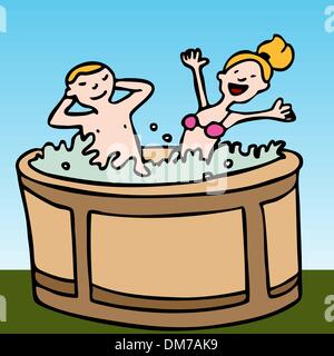 Naked Hot Tub Im Genes Fotos De Stock Y Vectores Shutterstock My Xxx