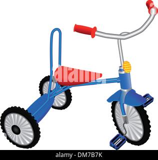 children's tricycle Stock Vector