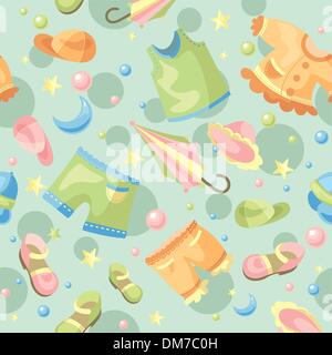 seamless baby background Stock Vector