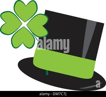 St Patricks Day Hat Stock Vector