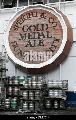 Speight's Brewery, Rattray Street, Dunedin, South Otago, South Island, New Zealand. Stock Photo