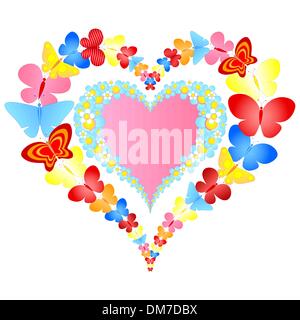 valentine symbolic heart Stock Vector