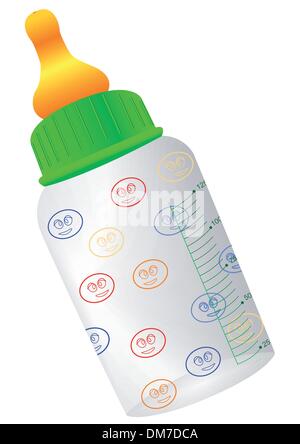 Children's bottle Stock Vector