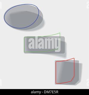 Advertising coupons Stock Vector