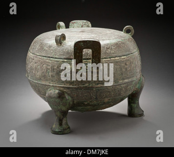 Chinese ritual food vessel, ding. Bronze, Western Zhou dynasty (c.1 050 ...