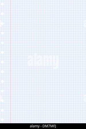 Notebook paper Stock Vector