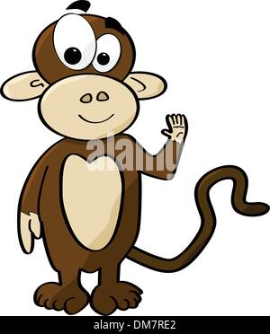 Cartoon monkey Stock Vector