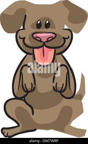 Cute puppy vector illustration Stock Vector Image & Art - Alamy