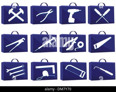 Set icon for web Stock Vector