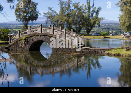 USA, Hawaii, Hawaii (Big) Island, Hilo, Liliuokalani gardens Stock Photo