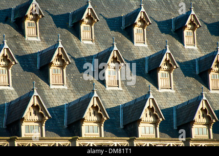 Ypres rooftop Stock Photo