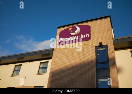 Premier Inn hotel and sign in Sterling Scotland Stock Photo
