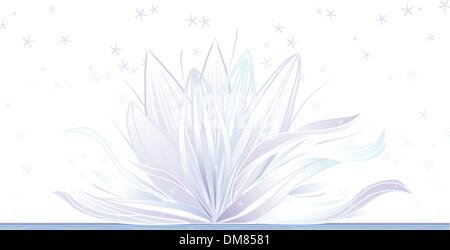 Water lily Stock Vector