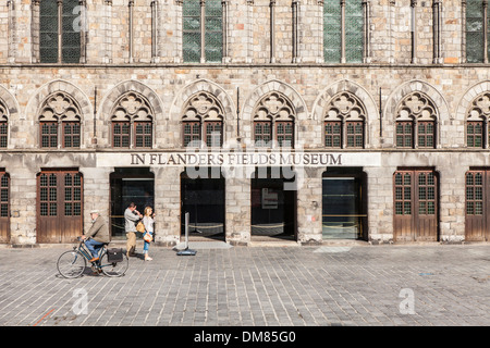 In Flanders Fields Museum, Ypres in Grote Markt, Ypres, Belgium Stock Photo