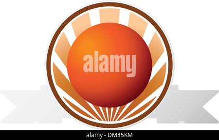 Basketball emblem Stock Vector