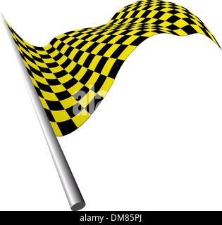 checked flags Stock Vector