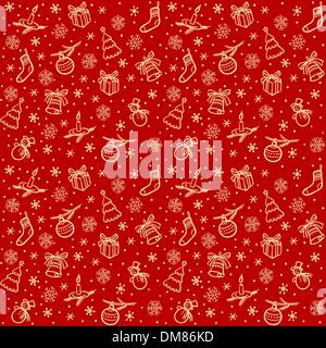 Seamless Christmas background. Vector Stock Vector Image & Art - Alamy