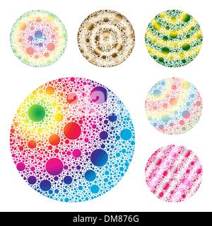 Polka pattern Stock Vector