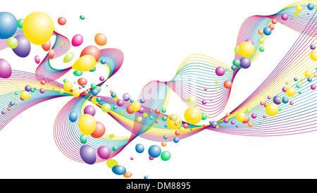 colourful lines Stock Vector