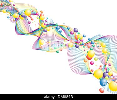 colourful lines Stock Vector
