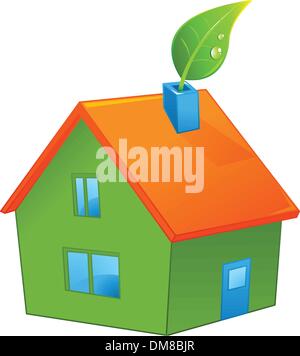Organic green house Stock Vector