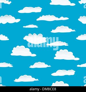 seamless cloud background Stock Vector