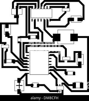 electrical scheme Stock Vector