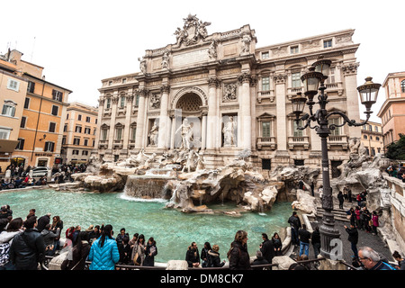 Fontana Di Trevi, Trevi district, Rome, Italy. Stock Photo