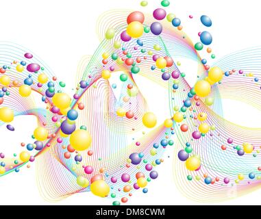 colourful lines Stock Vector