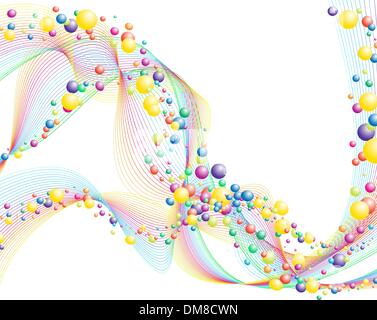 colourful lines Stock Vector
