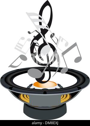 Musical grunge background Stock Vector
